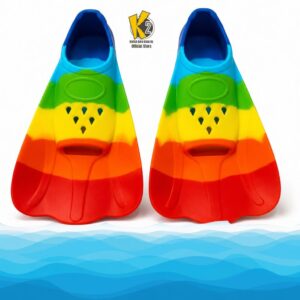 Kiara dan Kian OL Fins Kaki Katak Latihan Renang Silikon Lentur Anti Slip