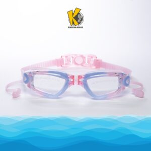 Kiara dan Kian OL Kacamata Renang Anak Pink Anti Kabut